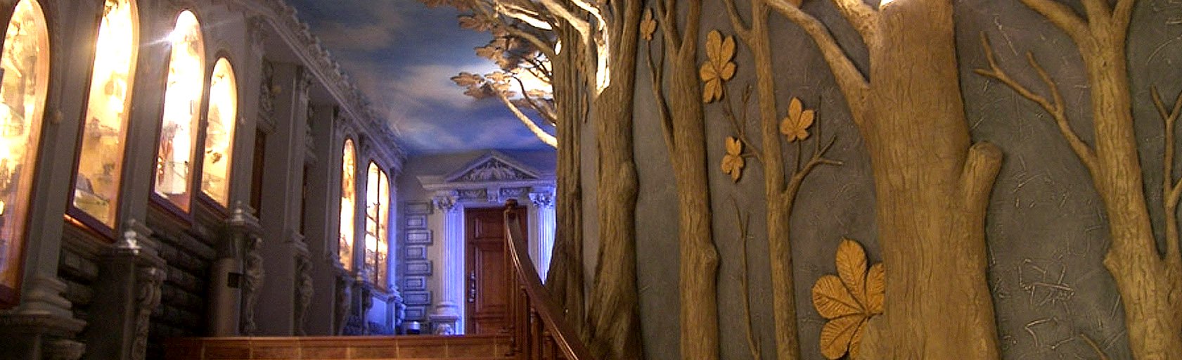 Роспись на стенах и потолках от художников мастерской Круг