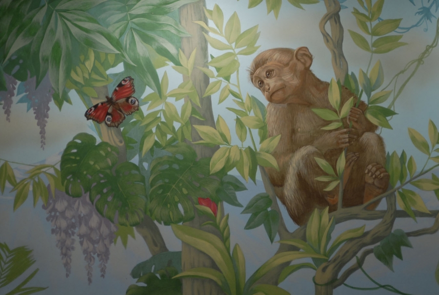 Индийский пейжал для росписи стен от творческой мастерской Круг, Киев