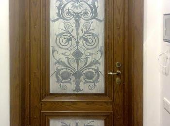 Роспись шкафа, двери